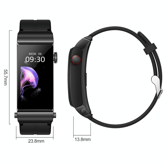 1.5 Inch Silicone Band Earphone For Waterproof Smart Watch Bluetooth Call