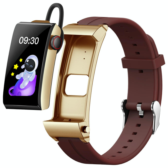1.5 Inch Silicone Band Earphone For Waterproof Smart Watch Bluetooth Call