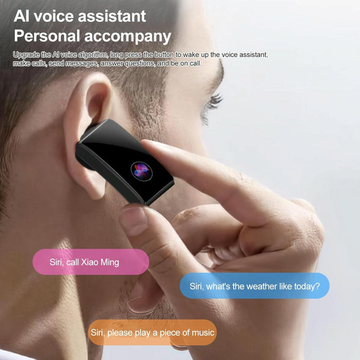 1.5 Inch Silicone Band Earphone For Waterproof Smart Watch Bluetooth Call