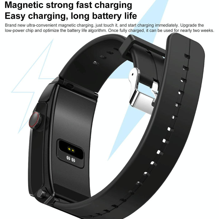 1.5 Inch Silicone Band Earphone For Waterproof Smart Watch Bluetooth Call