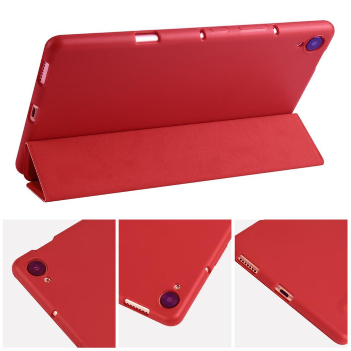 Horizontal Flip Pu Leather + Shockproof Tpu Case With Holder