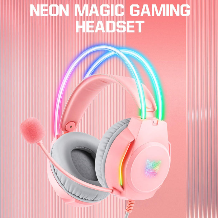 Rgb Wired Gaming Headset With Usb+3.5Mm