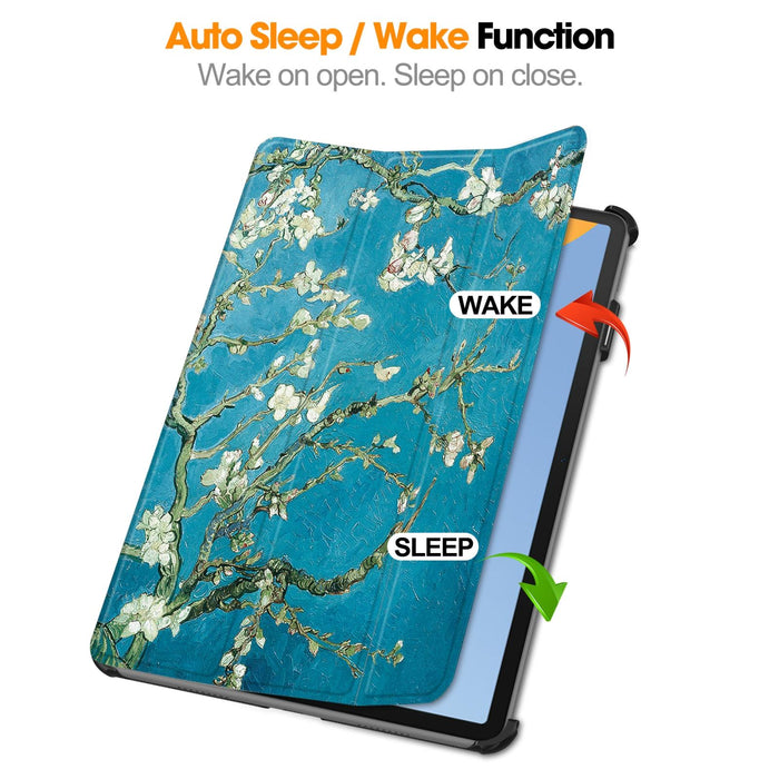 3-Fold Leather Tablet Case For Smart Devices