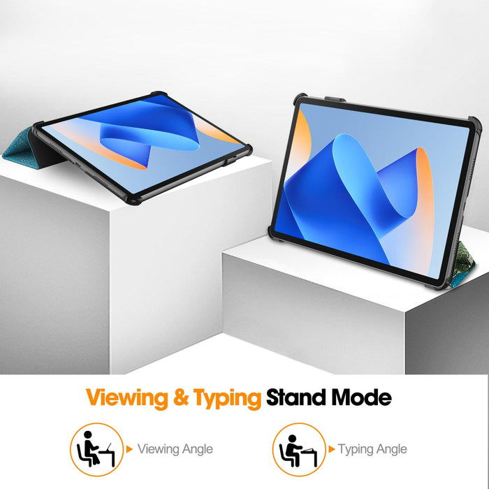 3-Fold Leather Tablet Case For Smart Devices