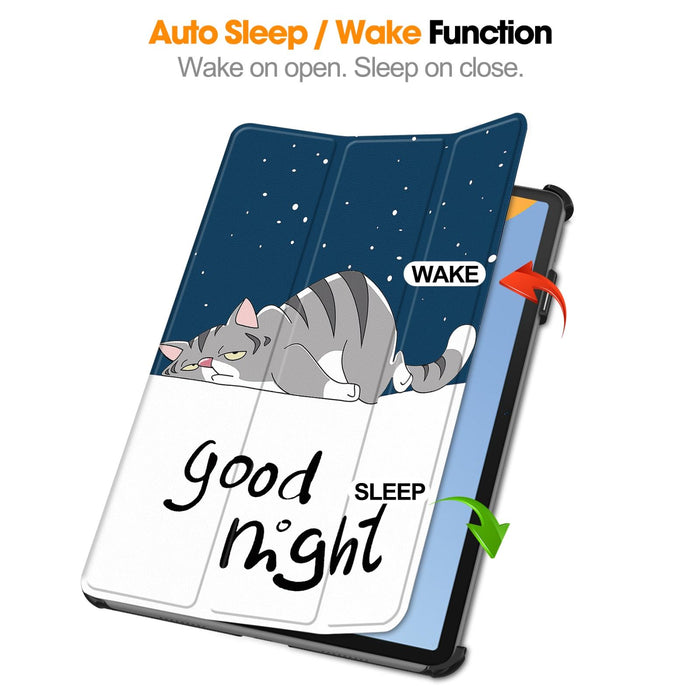 3-Fold Leather Tablet Case For Smart Devices