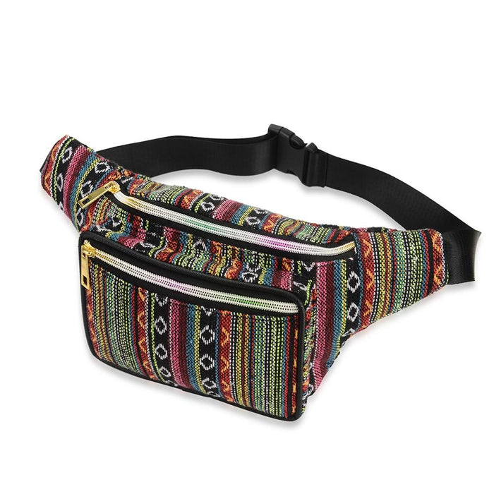 Boho Ethnic Style Waist Bag 34 X 15Cm
