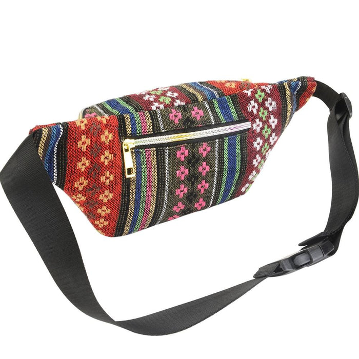 Boho Ethnic Style Waist Bag 34 X 15Cm