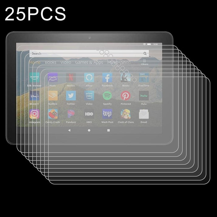 For Amazon Kindle Fire Hd 8 Plus 2020 25 Pcs 9H 0.3Mm Explosion-Proof Tempered Glass Film