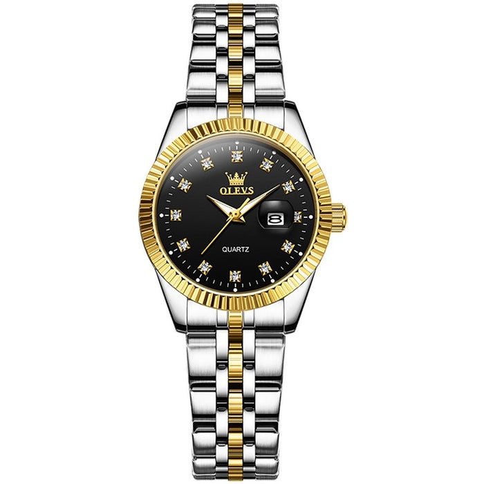 5526 Women Diamond Set Luminous Waterproof Quartz Watch