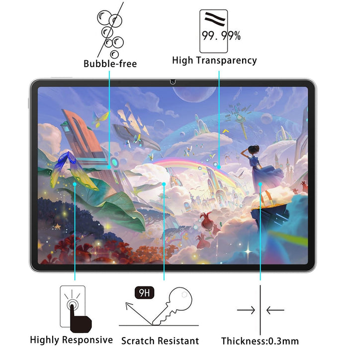 2Pcs 9H 0.3Mm Explosion-Proof Tempered Glass Film