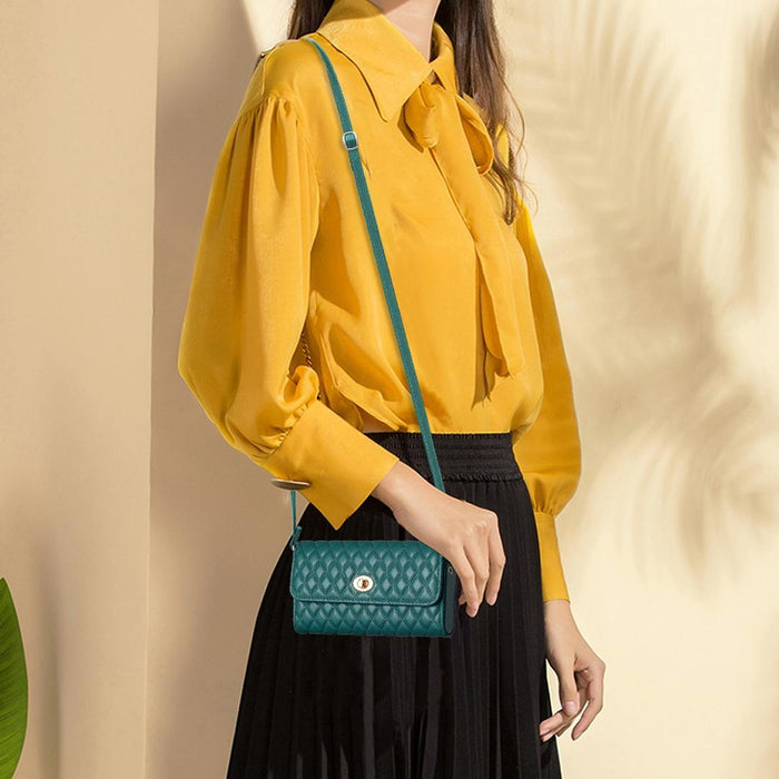 Horizontal Pu Crossbody Shoulder Bag