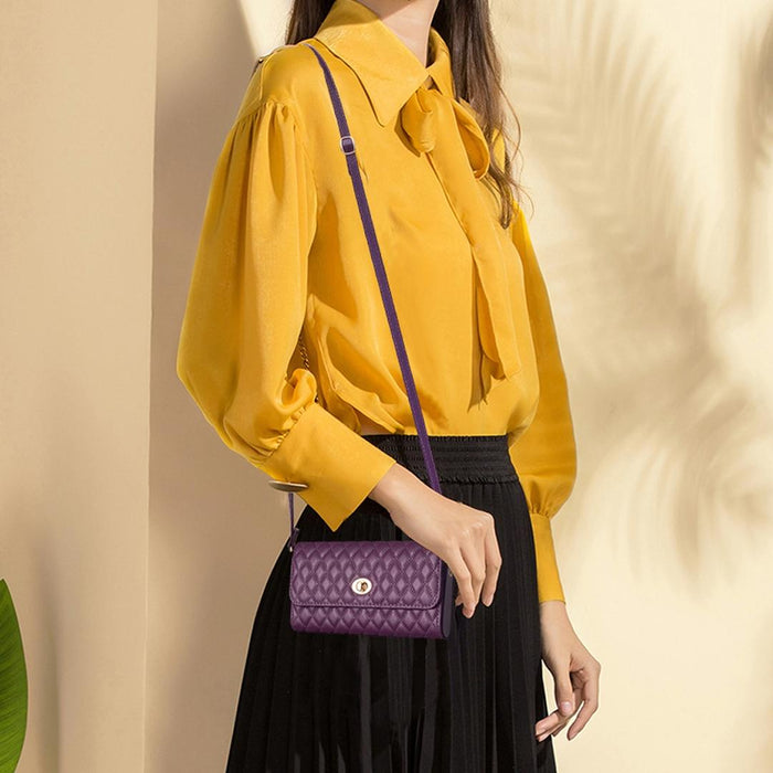 Horizontal Pu Crossbody Shoulder Bag