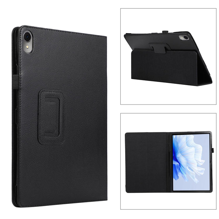 Litchi Leather Tablet Case With Holder