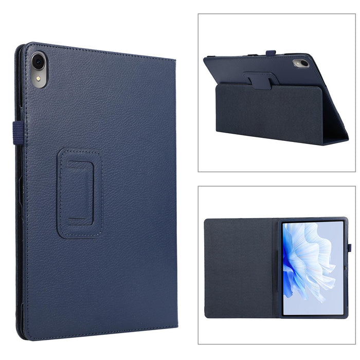 Litchi Leather Tablet Case With Holder