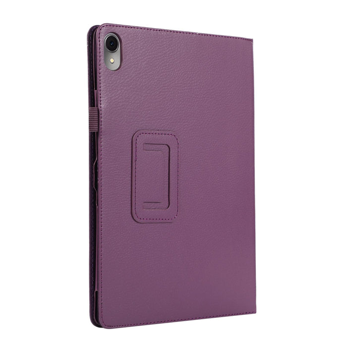 Litchi Leather Tablet Case With Holder