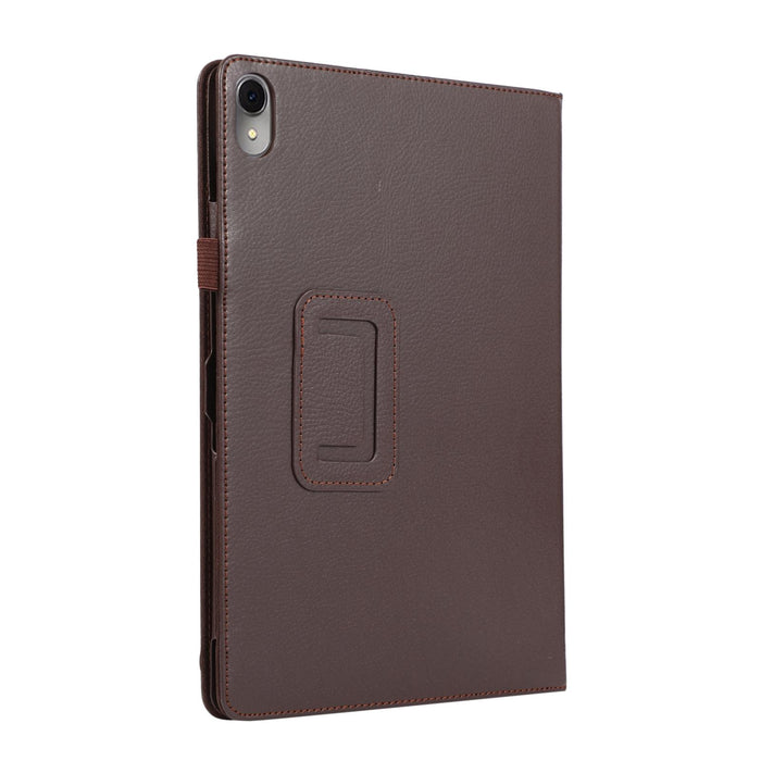 Litchi Leather Tablet Case With Holder