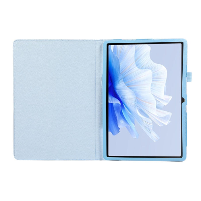 Litchi Leather Tablet Case With Holder