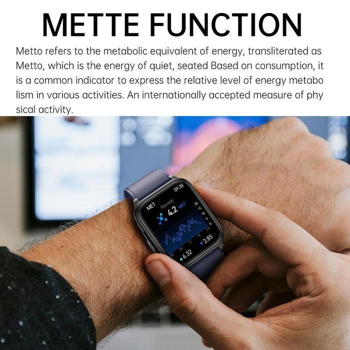 1.91 Inch Ip67 Waterproof Silicone Band Smart Watch Support Ecg / Non-Invasive Blood Glucose Measurement