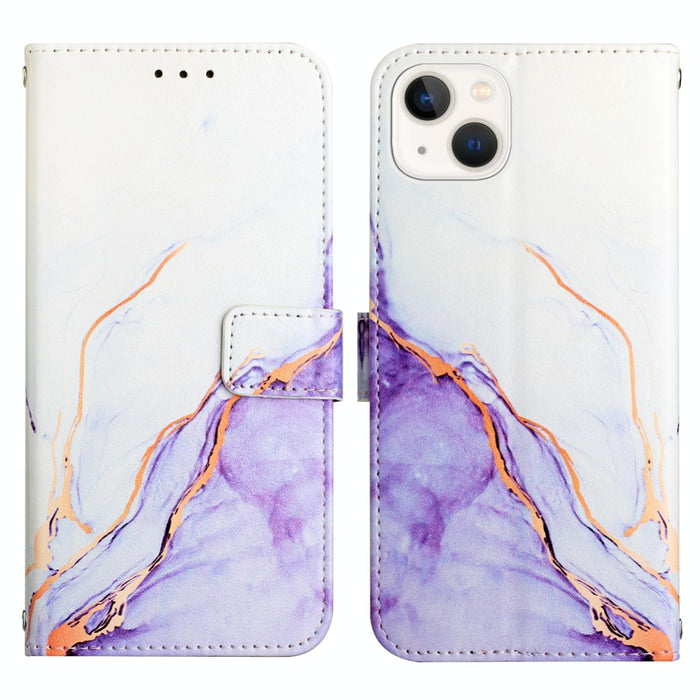 Marble Flip Leather Phone Case