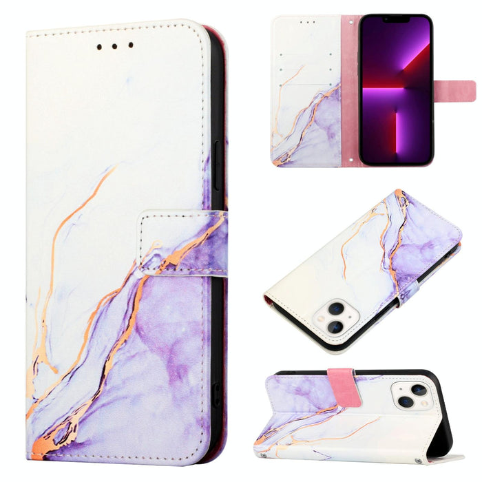 Marble Flip Leather Phone Case