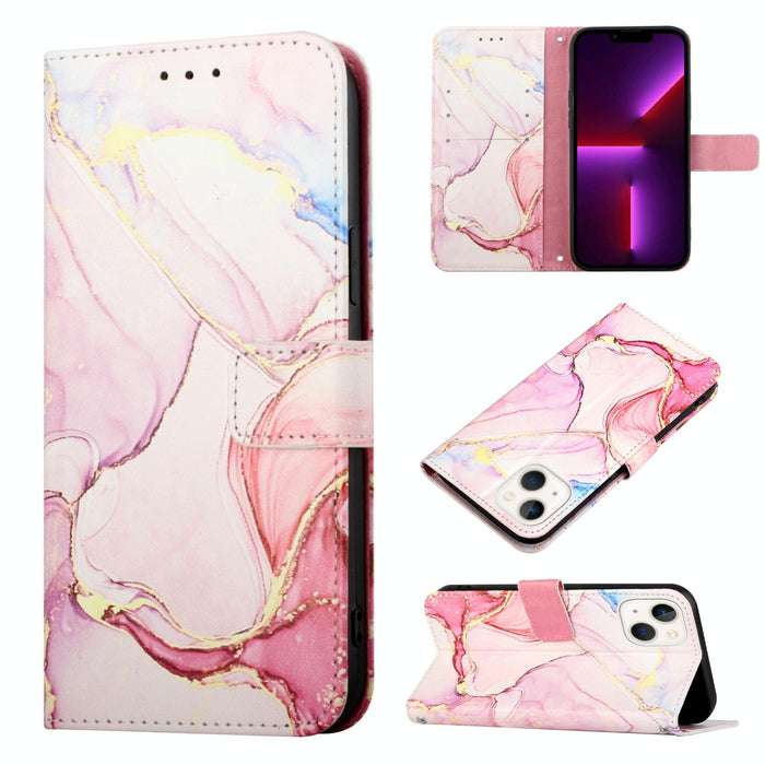 Marble Flip Leather Phone Case