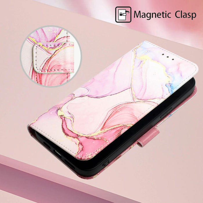 Marble Flip Leather Phone Case