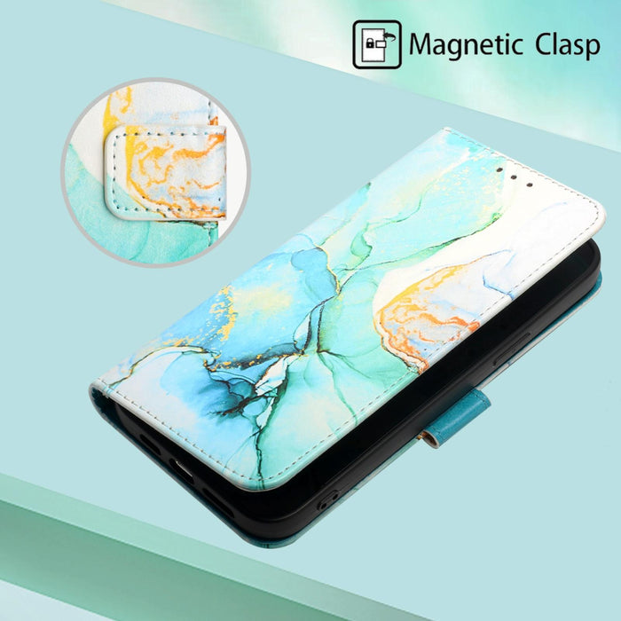 Marble Flip Leather Phone Case