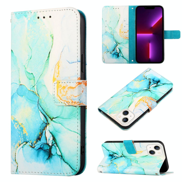 Marble Flip Leather Phone Case