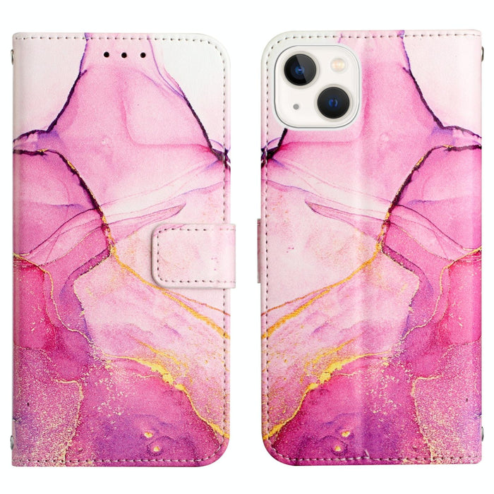 Marble Flip Leather Phone Case