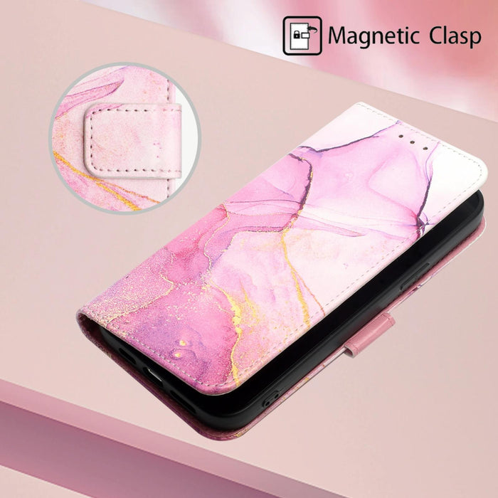 Marble Flip Leather Phone Case