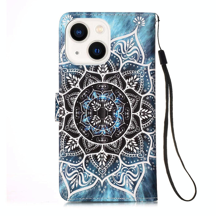 Patterned Leather Phone Case Colourful Plain Weave