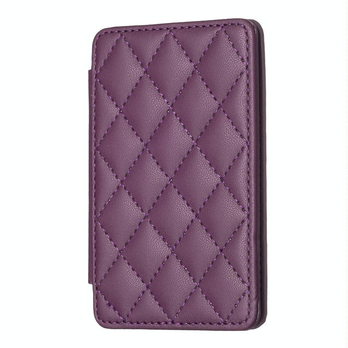 Rhombus Pattern Card Bag Back Sticker For Mobile Phones