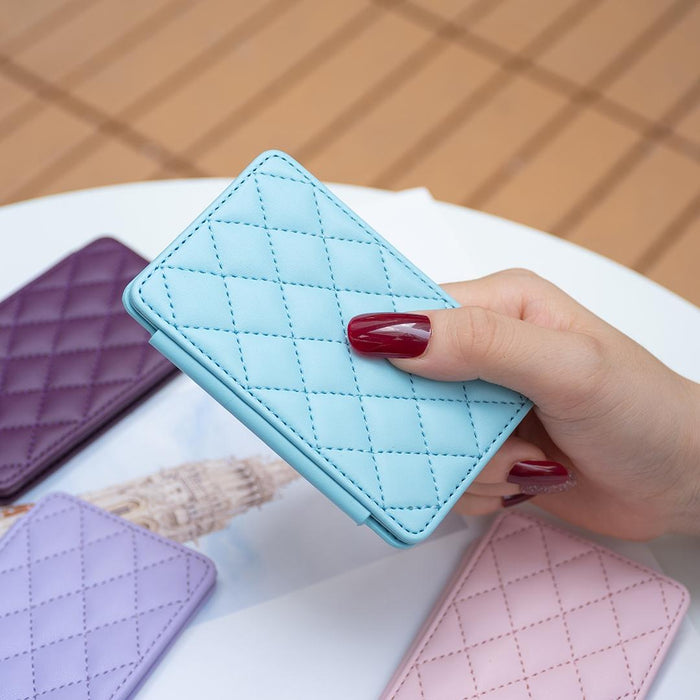 Rhombus Pattern Card Bag Back Sticker For Mobile Phones