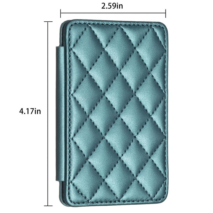 Rhombus Pattern Card Bag Back Sticker For Mobile Phones
