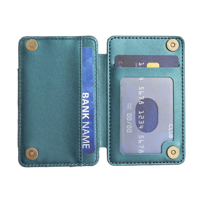 Rhombus Pattern Card Bag Back Sticker For Mobile Phones