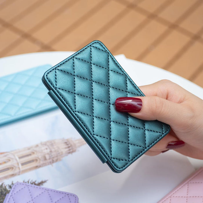 Rhombus Pattern Card Bag Back Sticker For Mobile Phones