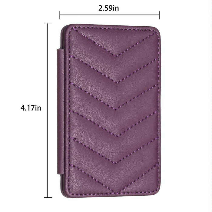 Wave Pattern Card Bag Back Sticker For Mobile Phones