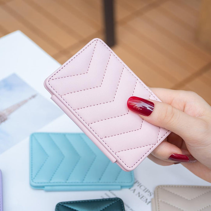 Wave Pattern Card Bag Back Sticker For Mobile Phones