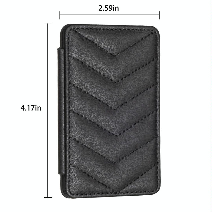 Wave Pattern Card Bag Back Sticker For Mobile Phones