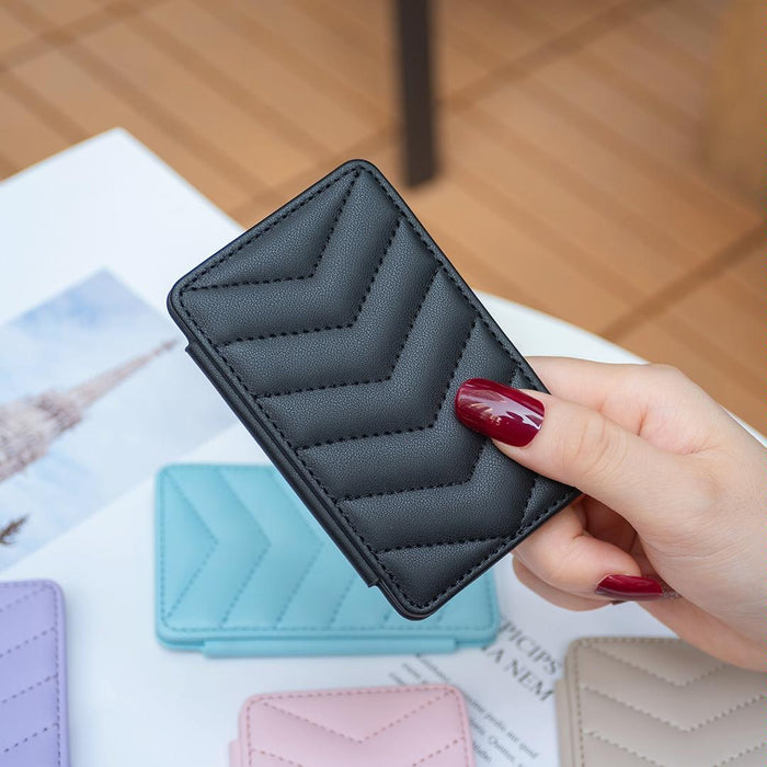 Wave Pattern Card Bag Back Sticker For Mobile Phones