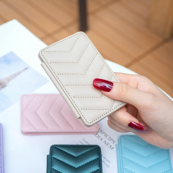 Wave Pattern Card Bag Back Sticker For Mobile Phones