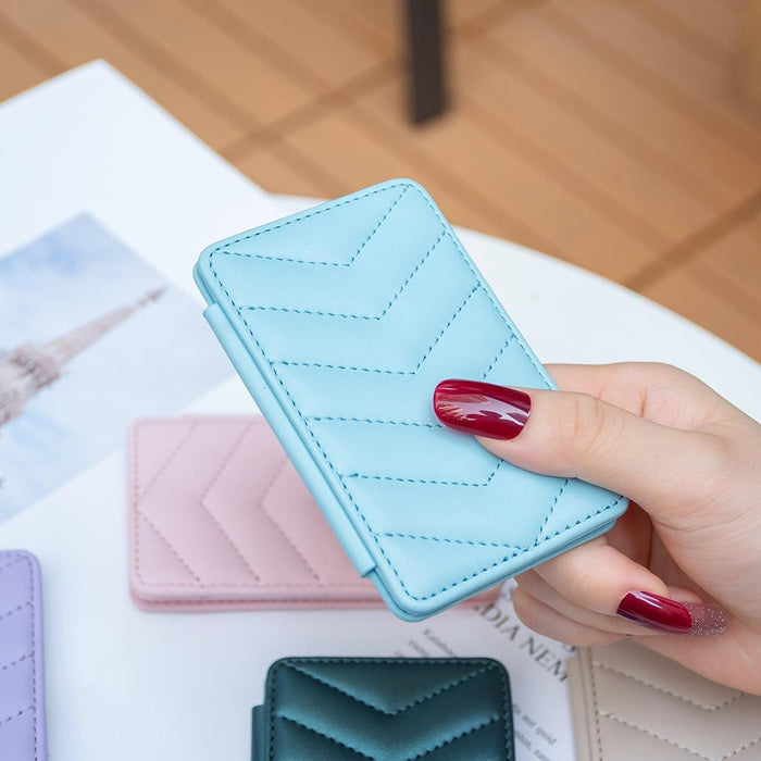 Wave Pattern Card Bag Back Sticker For Mobile Phones