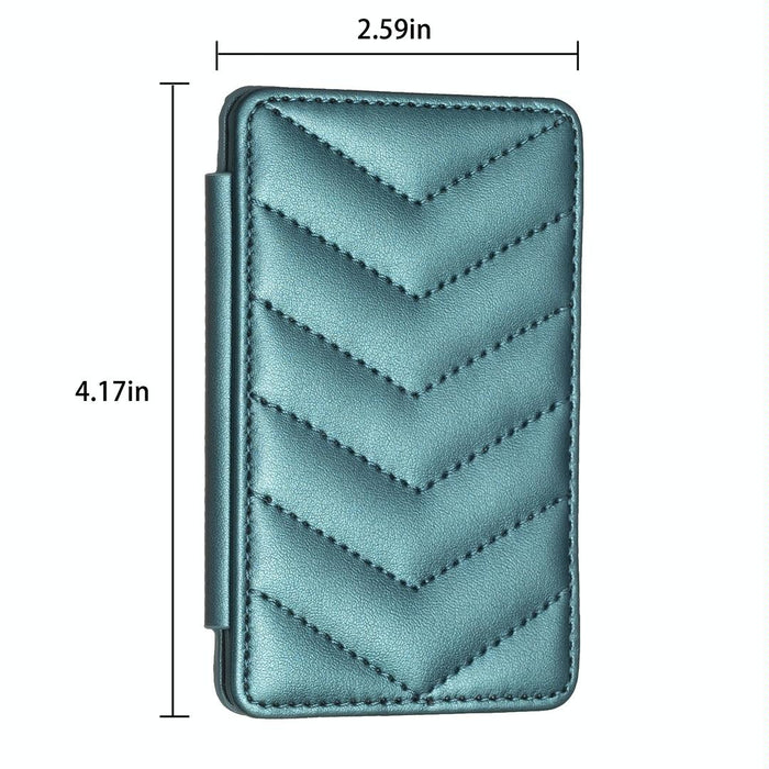 Wave Pattern Card Bag Back Sticker For Mobile Phones
