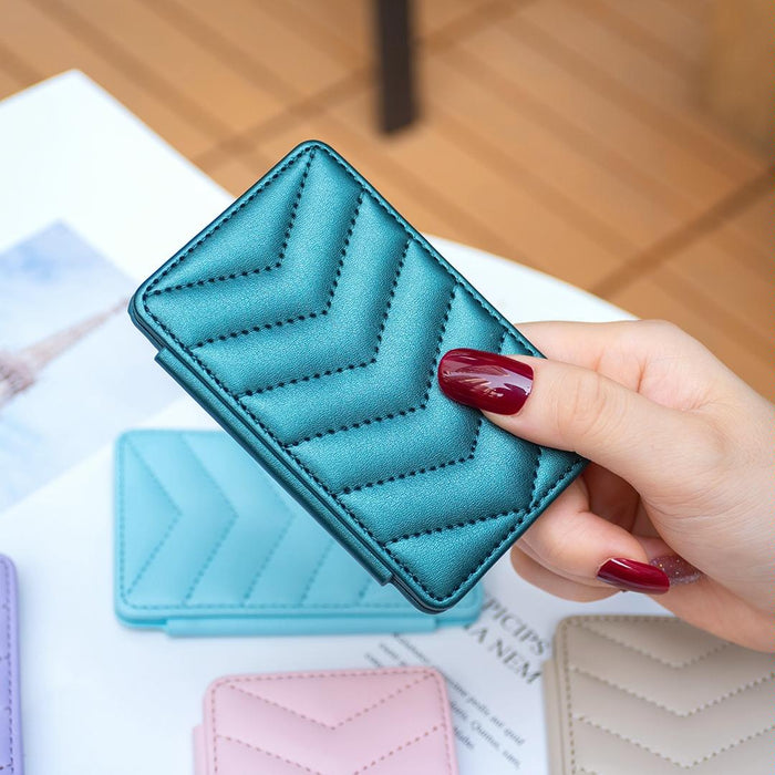 Wave Pattern Card Bag Back Sticker For Mobile Phones