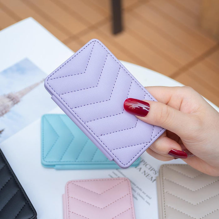 Wave Pattern Card Bag Back Sticker For Mobile Phones