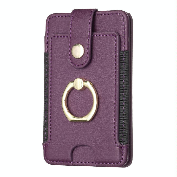 Metal Ring Card Bag Sticker For Mobile Phones