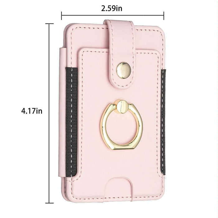 Metal Ring Card Bag Sticker For Mobile Phones