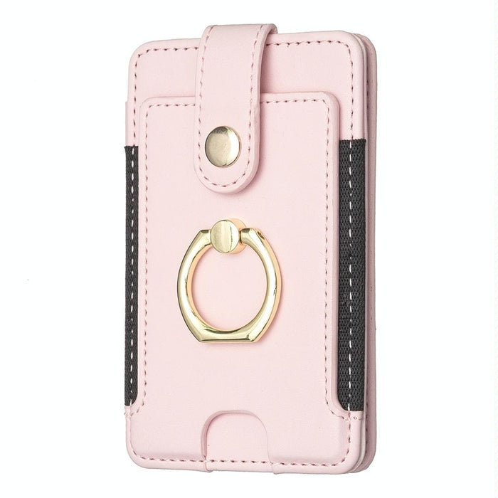 Metal Ring Card Bag Sticker For Mobile Phones