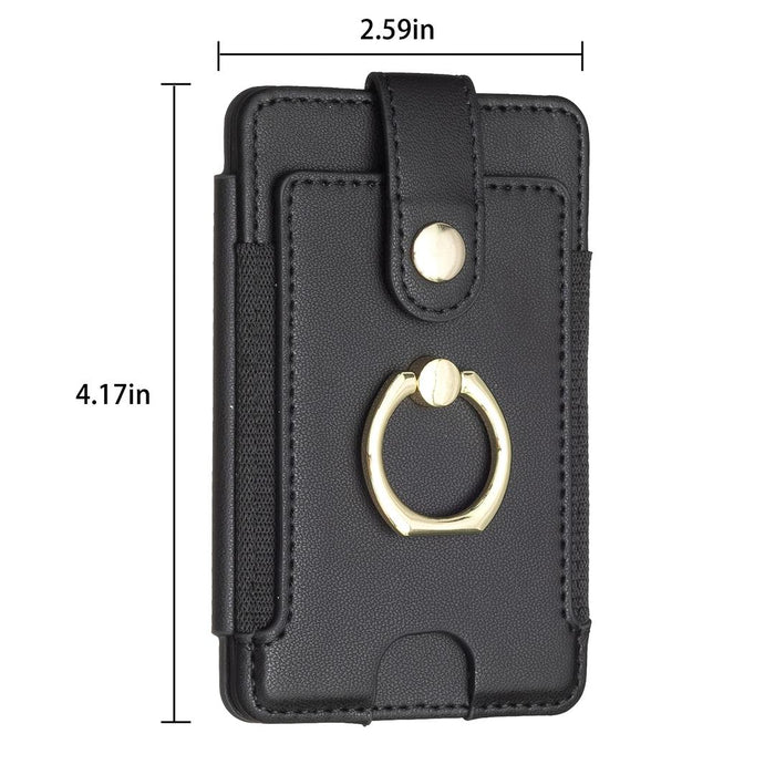 Metal Ring Card Bag Sticker For Mobile Phones