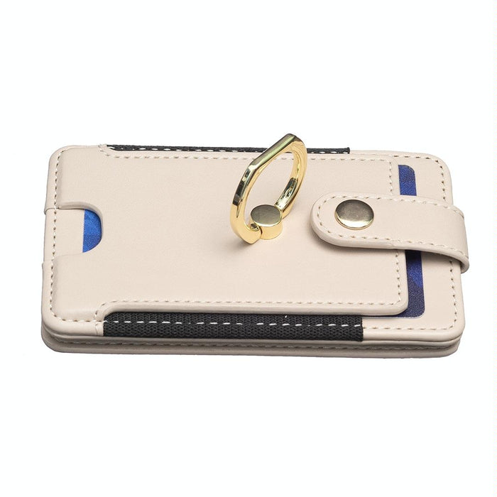 Metal Ring Card Bag Sticker For Mobile Phones